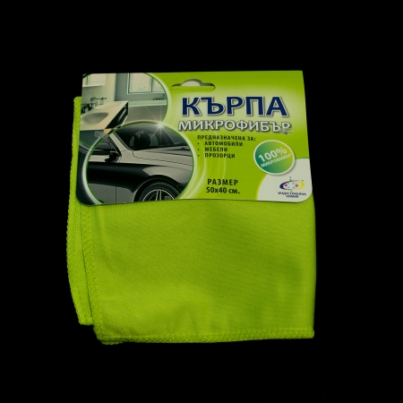 Микрофибърна кърпа за стъкло - 50 х 40